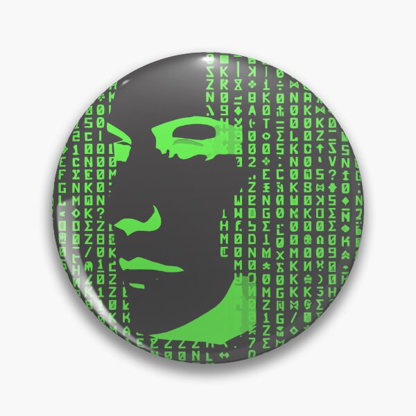 Item preview, Cyberpunk Digital Hacker Code Face designed and sold by KeremYurtseven.
