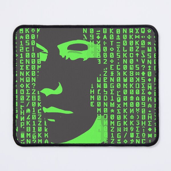 Item preview, Cyberpunk Digital Hacker Code Face designed and sold by KeremYurtseven.