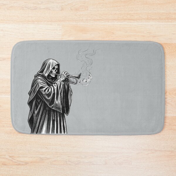 Item preview, The Grim Reaper playing the trumpet designed and sold by MagelliShop.