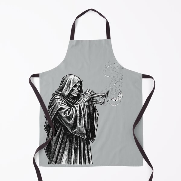 Item preview, The Grim Reaper playing the trumpet designed and sold by MagelliShop.