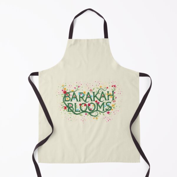 Item preview, Barakah Blooms - Floral Lettering Botanical Blessings Art designed and sold by D-Islamic.