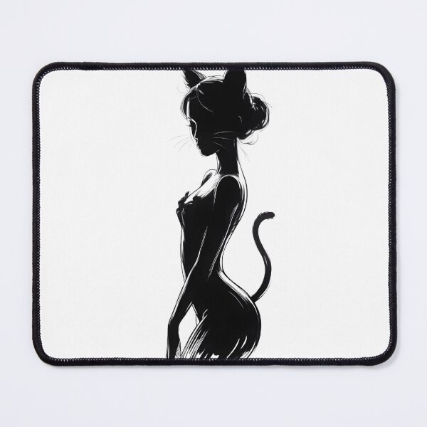 Item preview, Lady Cat — Monochrome Minimalism designed and sold by ErgTime.