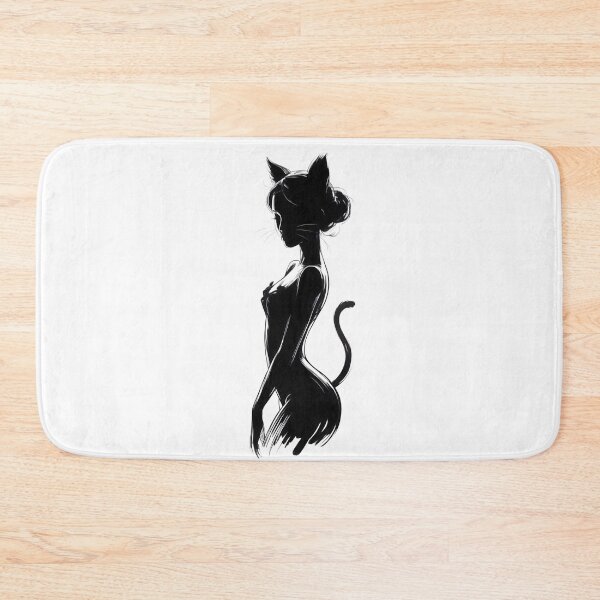 Item preview, Lady Cat — Monochrome Minimalism designed and sold by ErgTime.