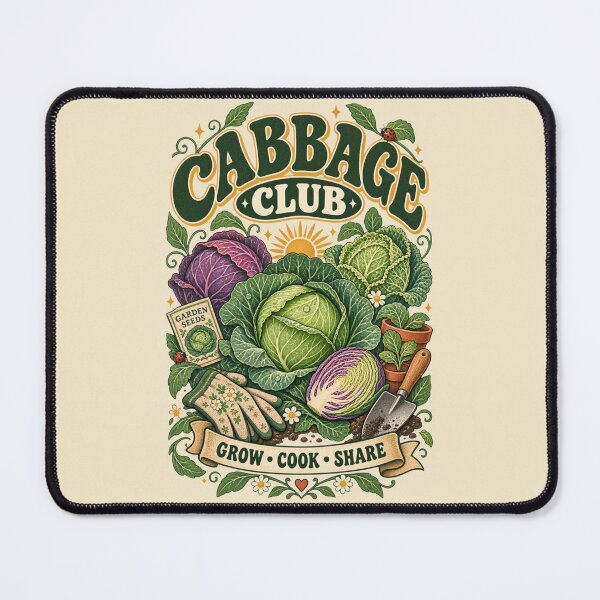 Item preview, Vintage Cabbage Garden Club designed and sold by Pick&Grin.