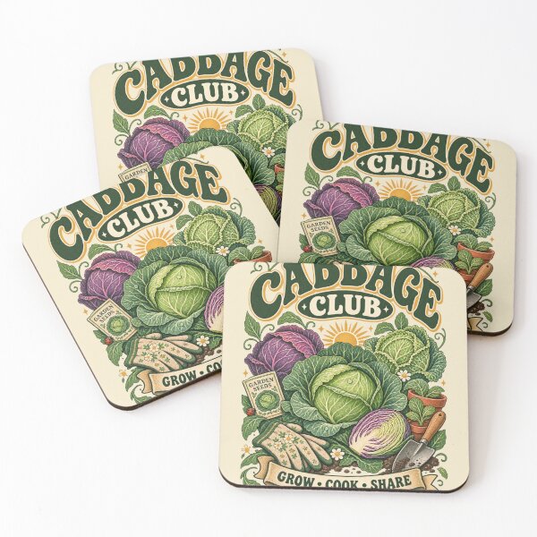 Item preview, Vintage Cabbage Garden Club designed and sold by Pick&Grin.