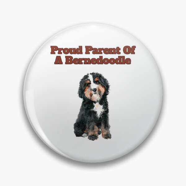 Item preview, Proud Parent Of A Bernedoodle Watercolor Art designed and sold by NatureUnleashed.