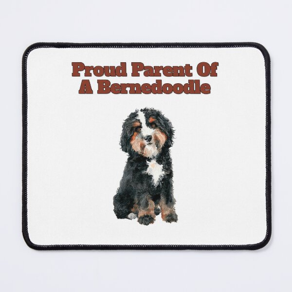 Item preview, Proud Parent Of A Bernedoodle Watercolor Art designed and sold by NatureUnleashed.