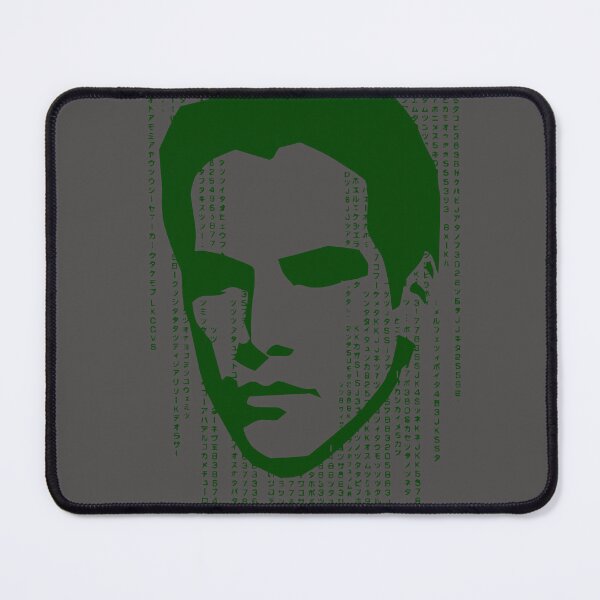 Item preview, Green Cyberspace Hacker Portrait designed and sold by KeremYurtseven.