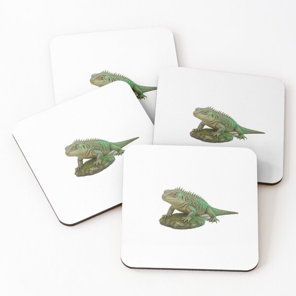 Aperçu de l'œuvre Tuatara, reptile ancien, art mystique de la forêt créée et vendue par Helt-enkelt.