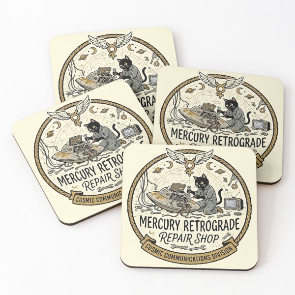 Item preview, Mercury Retrograde Repair Shop designed and sold by Finding Source Designs.