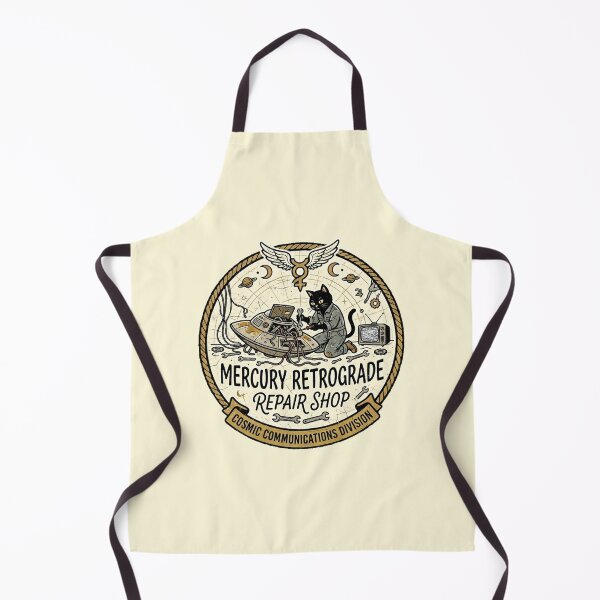 Item preview, Mercury Retrograde Repair Shop designed and sold by Finding Source Designs.