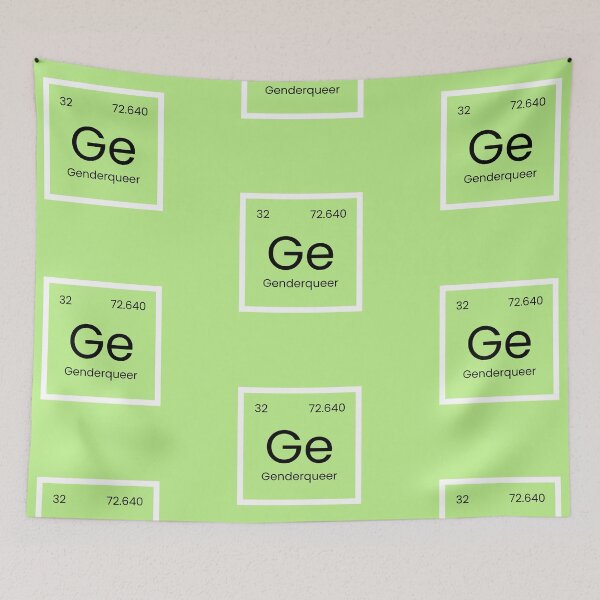 Item preview, Genderqueer Chemistry Element designed and sold by Cute-Chaotic-Co.