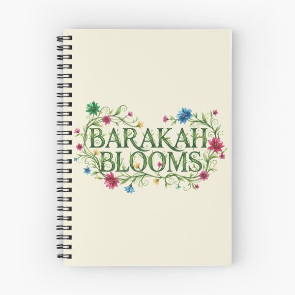 Item preview, Barakah Blooms - Beautiful Floral Lettering Design designed and sold by D-Islamic.