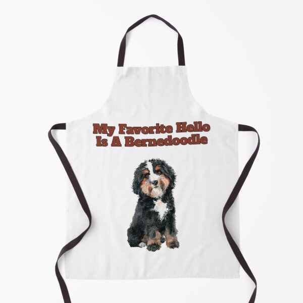 Item preview, My Favorite Hello Is A Bernedoodle Watercolor Design designed and sold by NatureUnleashed.