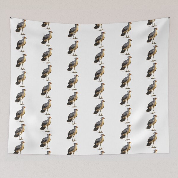 Item preview, Secretarybird Savanna Sunset Wildlife Portrait designed and sold by Helt-enkelt.