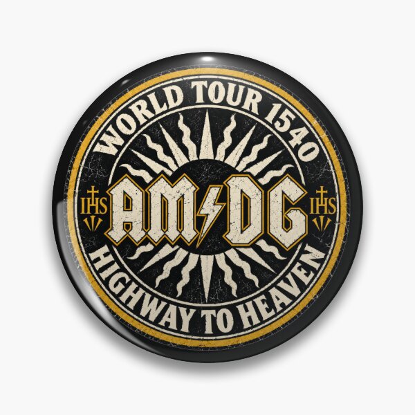 Item preview, AMDG - Highway to Heaven World Tour 1540 - Ignatian Spirituality designed and sold by AngloCatholicTs.