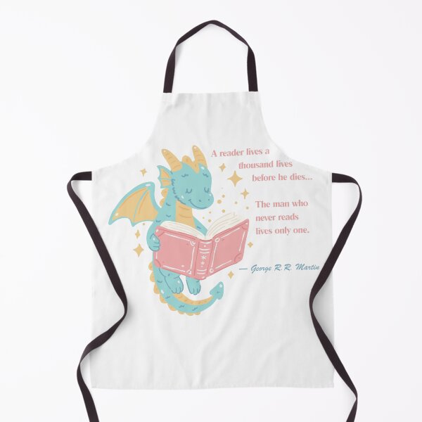Item preview, George R.R. Martin Book Lover Quote designed and sold by AnimaliaStar.