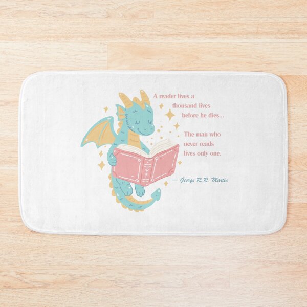 Item preview, George R.R. Martin Book Lover Quote  designed and sold by AnimaliaStar.