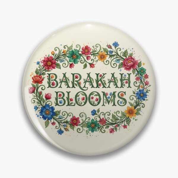 Item preview, Barakah Blooms - Rich Watercolor Floral Wreath Design  designed and sold by D-Islamic.