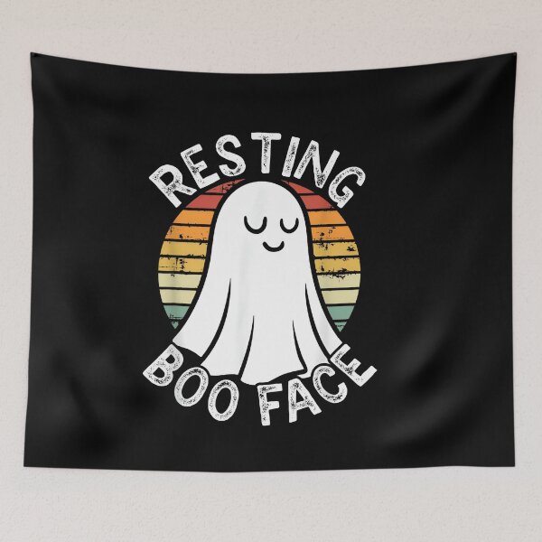 Item preview, Resting Boo Face Ghost Sarcastic Halloween Pumpkin Spooky Season designed and sold by LASTIQUE-dd.