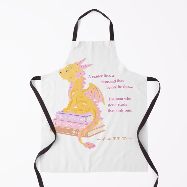 Item preview, George R.R. Martin Book Lover Quote designed and sold by AnimaliaStar.