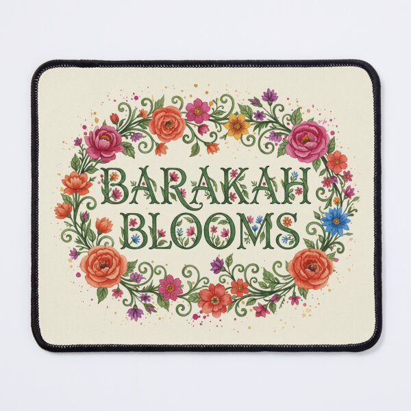 Item preview, Barakah Blooms - Warm Sunset Floral Wreath Logo designed and sold by D-Islamic.