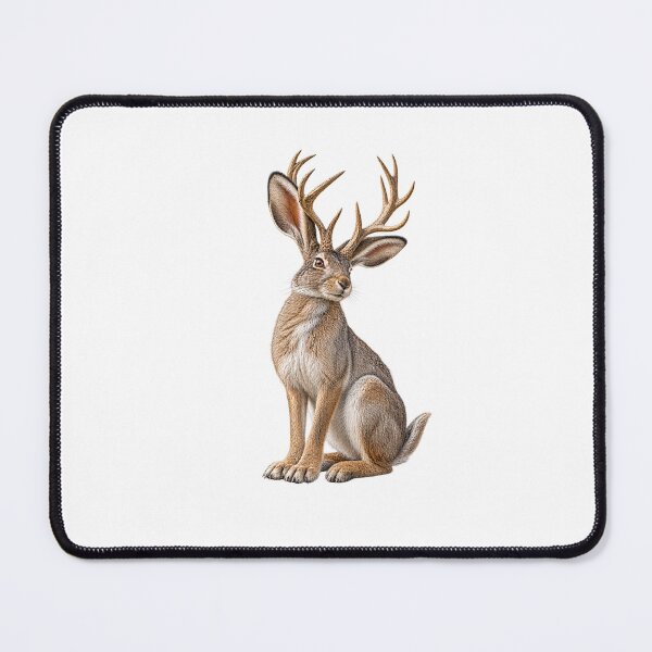 Item preview, Jackalope - Realistic Wild Cryptid Art designed and sold by Helt-enkelt.