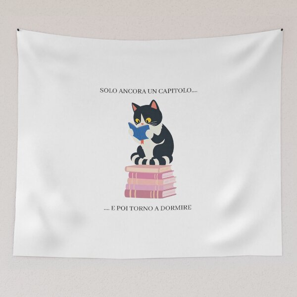 Item preview, Gatto lettore designed and sold by ALunaCrafts.