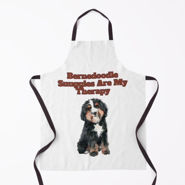 Item preview, Bernedoodle Snuggles Are My Therapy Watercolor Design designed and sold by NatureUnleashed.
