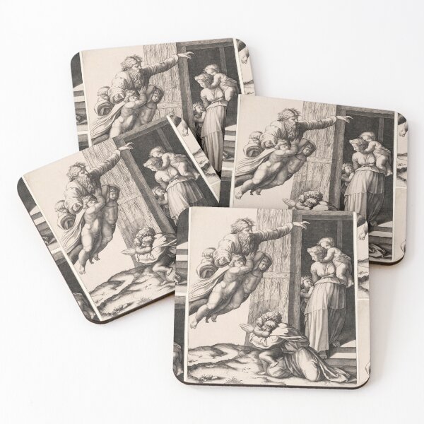 Item preview, God Appearing to Abraham with Angels designed and sold by artofuniverse.