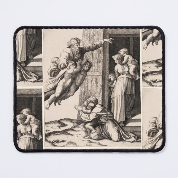 Item preview, God Appearing to Abraham with Angels designed and sold by artofuniverse.