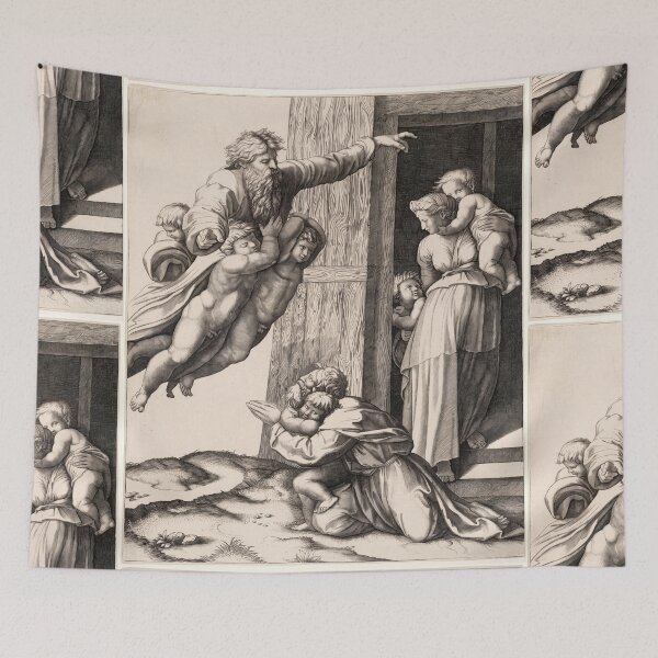 Item preview, God Appearing to Abraham with Angels designed and sold by artofuniverse.