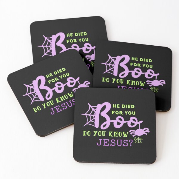 Item preview, Christian Halloween Spider Boo Know Jesus Saves Holy Spirit Spooky Season Christian Fall Bible designed and sold by Forevermore.