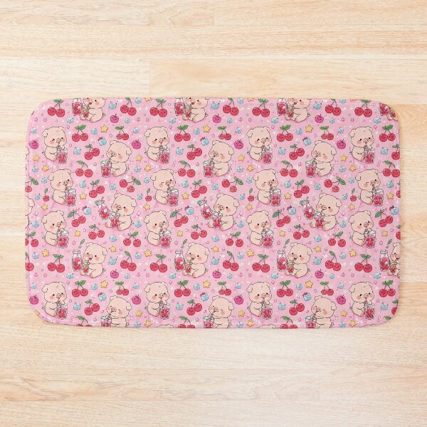 Item preview, Piggy Cherry Soda Pattern designed and sold by Soft Berry Studio.