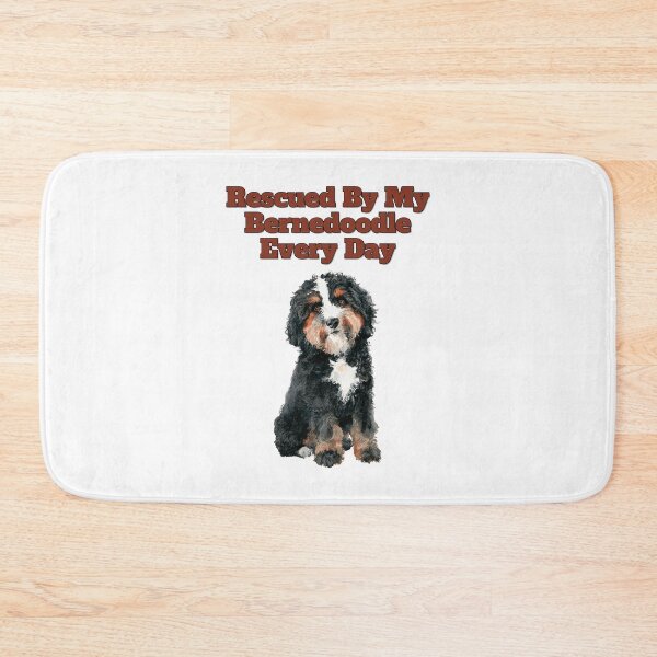 Item preview, Rescued By My Bernedoodle Every Day Watercolor Design designed and sold by NatureUnleashed.