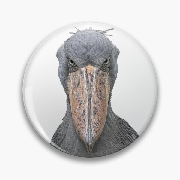 Item preview, Shoebill Stork - Realistic Deadpan Bird Art designed and sold by Helt-enkelt.