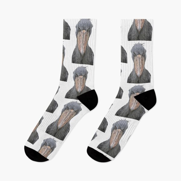 Item preview, Shoebill Stork - Realistic Deadpan Bird Art designed and sold by Helt-enkelt.