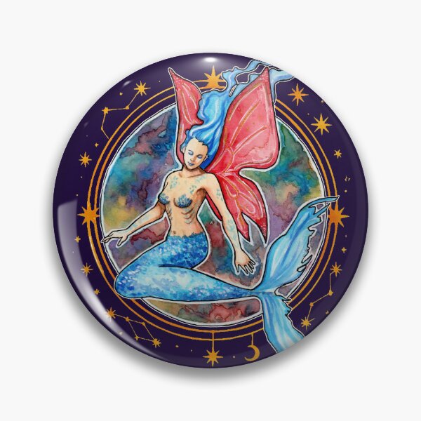 Item preview, Sea Fairy Mermaid, Fantasy Mythical Creature Art designed and sold by esmavart.