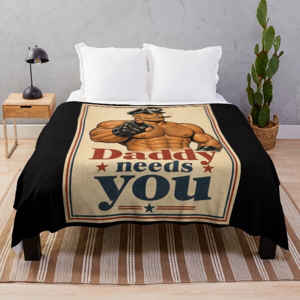 Item preview, Daddy Needs You Vintage Leather Daddy Bear designed and sold by BearLoveDesign.