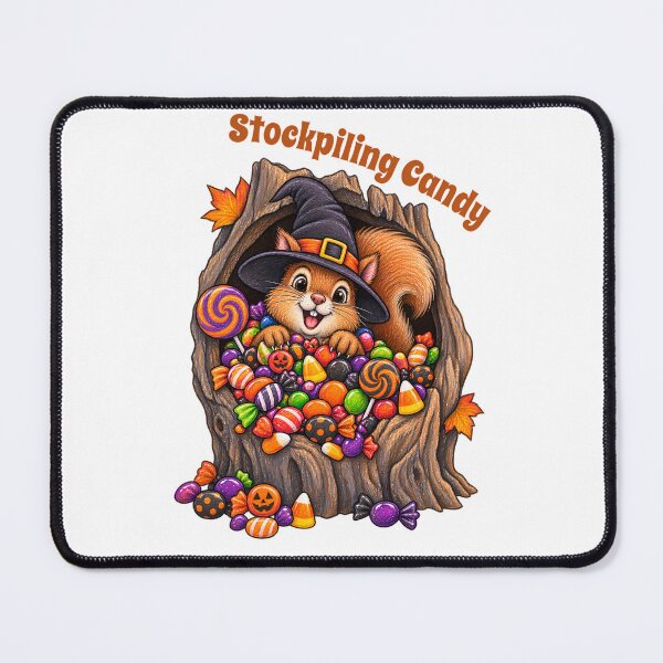 Item preview, Stockpiling Candy – Squirrel Halloween Candy Design designed and sold by Buli89.