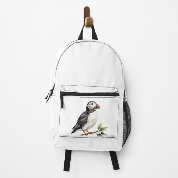 Item preview, Puffin Watercolor Illustration | Charming Puffin Bird Nature Artwork designed and sold by Rood Art Studio.