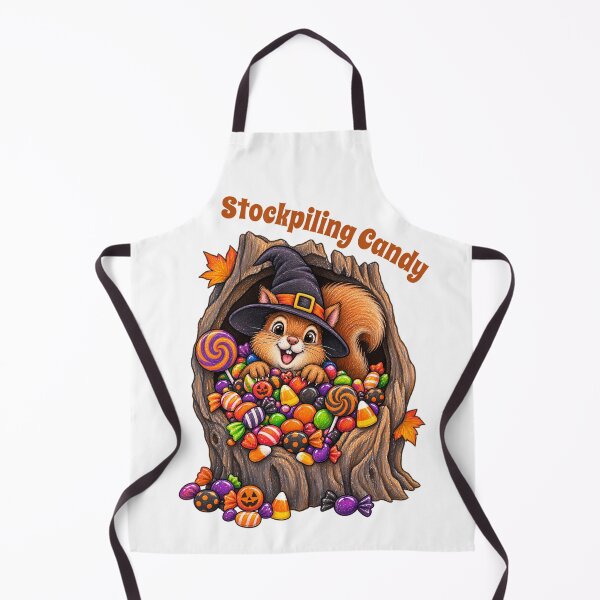 Item preview, Stockpiling Candy – Squirrel Halloween Candy Design designed and sold by Buli89.