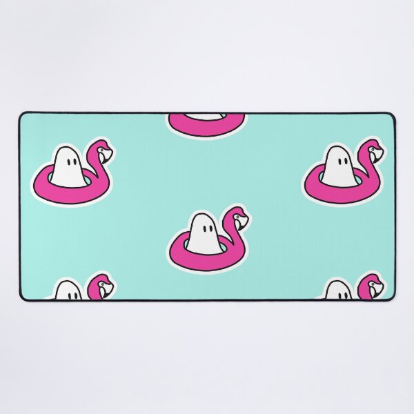Item preview, Ghost on Flamingo Floaty designed and sold by Cute-Chaotic-Co.