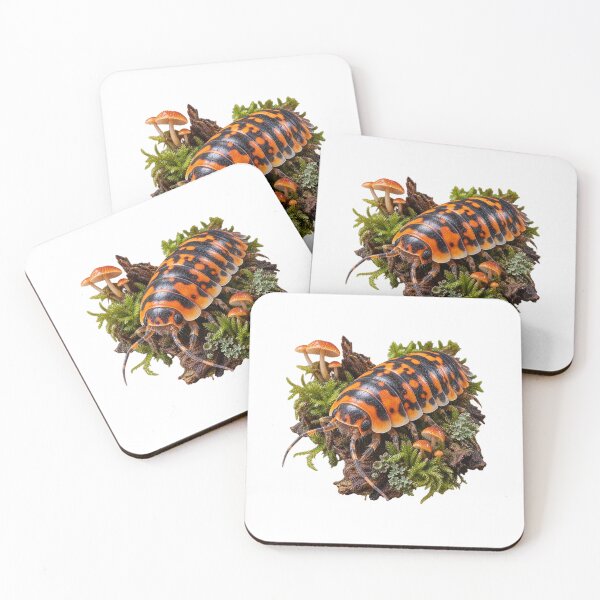 Item preview, Clown Isopod Goblincore Mushroom Moss Art designed and sold by Helt-enkelt.