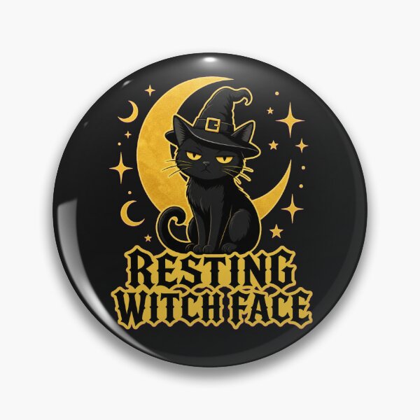 Item preview, Resting Witch Face designed and sold by sesidesignco.