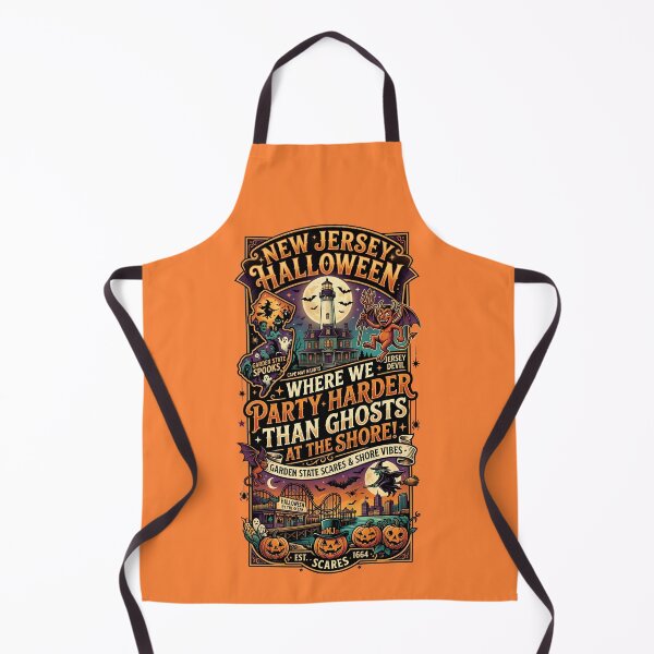 Item preview, New Jersey Halloween - Garden State scares and shore vibes designed and sold by ParadoxParadox.