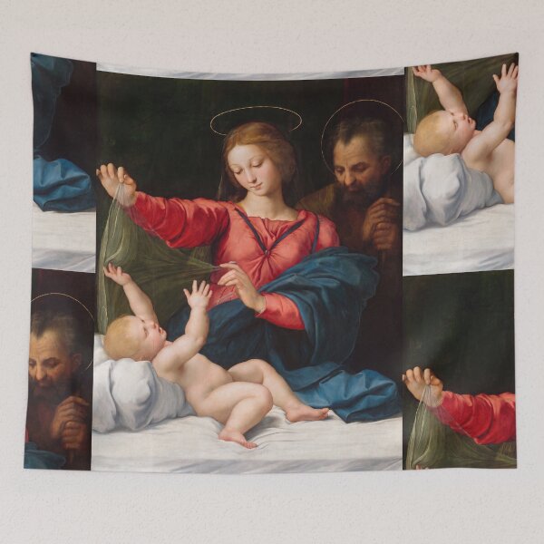 Item preview, Madonna With Christ Child and Joseph designed and sold by artofuniverse.