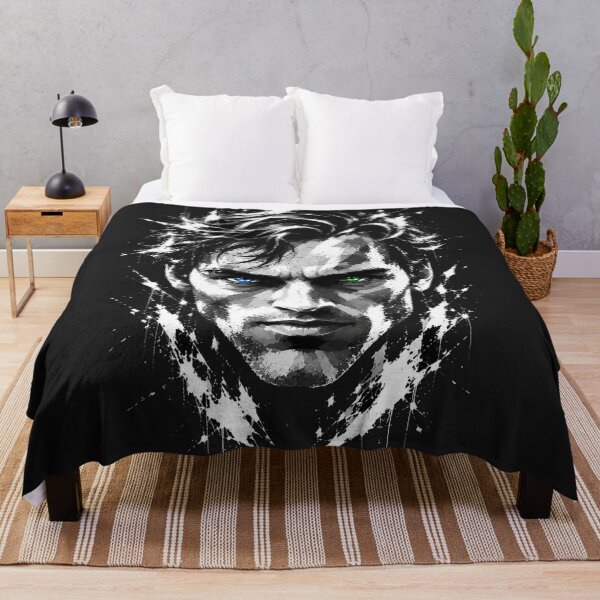 Item preview, Fragmented Male Portrait with Heterochromia Sci-Fi Art designed and sold by CSterling11.