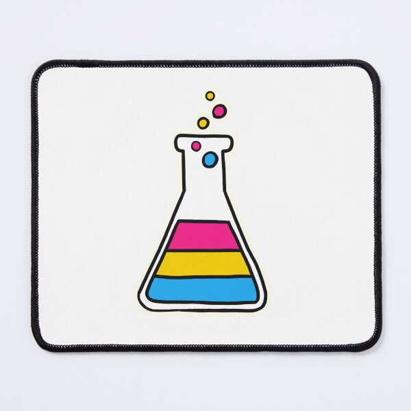 Item preview, Pansexual lab flask designed and sold by Cute-Chaotic-Co.