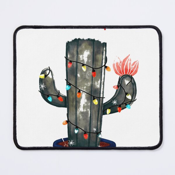 Item preview, Christmas Cactus Santa with Lights and Gift designed and sold by lht6474.